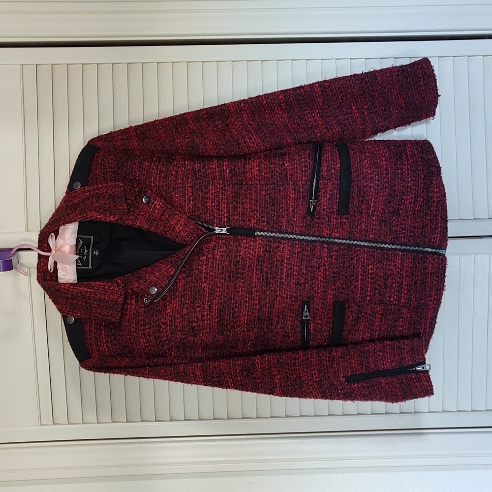 RED LUCKY BRAND BLAZER